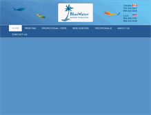 Tablet Screenshot of bluewaterproducts123.com